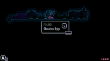 Picture depicting the Shadow Egg appearance and where it is hidden in the room.